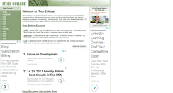 Desktop Screenshot of itechcollege.com