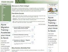 Tablet Screenshot of itechcollege.com